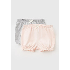Набор из 2 шортов для девочки (серые, розовые) Carter's 18M