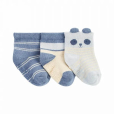 Набор из 3 пар носков для мальчика с пандами Carter's 3M-12M