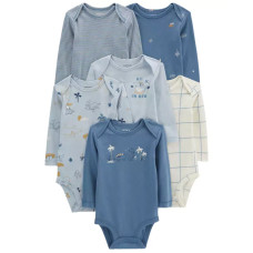 Набор из 6 боди для мальчика с принтом Carter's 6M