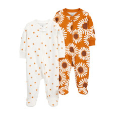 Набор из 2 комбинезонов для девочки с подсолнухами Carter's 9M