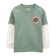 Джемпер для мальчика с динозавром Carter's 2T