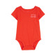 Боди для девочки красное с надписью Carter’s 18M