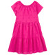 Платье для девочки фуксия с ришелье Carter’s 6-6X