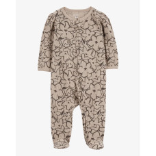 Комбинезон для девочки хаки с цветами, 1R032810, Carter's 6M