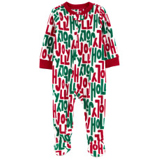 Комбинезон унисекс новогодний с леденцами, 1R783510, Carter's 12M