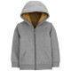 Толстовка для мальчика серая с капюшоном, 2R601110, Carter’s 2T