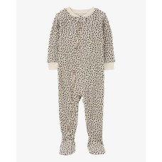 Комбинезон для девочки черно-белый с цветочным принтом, 1R936010, Carter's 18M