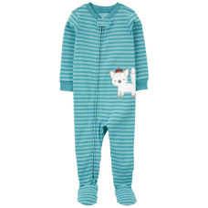 Комбинезон для мальчика зеленый в полоску, 1R945610, Carter's 24M