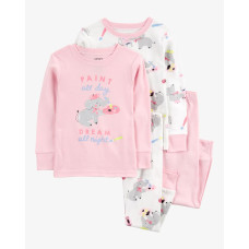 Набор из 2 пижам для девочки со слонами, 2R925810, Carter's 4T