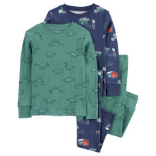 Набор из 2 пижам для мальчика с динозаврами, 2R932010, Carter's 5T
