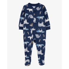 Комбинезон для мальчика синий с животными, 1R942710, Carter's 18M