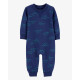 Комбинезон для мальчика синий с динозаврами, 1R964110, Carter’s 6M