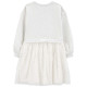 Платье для девочки молочное, 3R968310, Carter’s 8