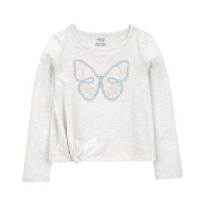 Туника для девочки серая с бабочкой, 3S043910, Carter's 8