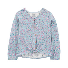 Туника для девочки голубая в цветочек, 3S044410, Carter's 6-6X