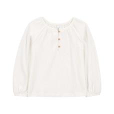 Джемпер для девочки белый, 2R997210, Carter's 3T