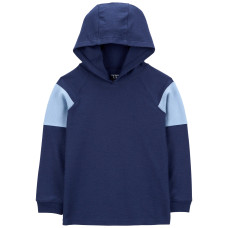 Толстовка для мальчика темно-синяя с капюшоном, 3S032810, Carter's 7