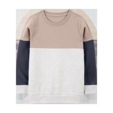 Толстовка для мальчика серо-коричневая, 2S032910, Carter's 2T