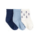 Набор из 3 пар носков для мальчика с якорями Carter’s 3-12m