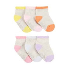Набор из 6 пар носков для девочки 1S525610 Carter's 12M-24M