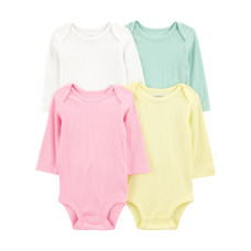Набор из 4 боди для девочки радуга 1S790710 Carter's 18M