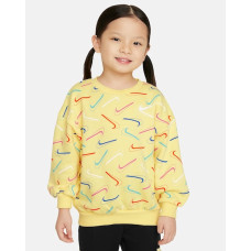 Толстовка NKG SWOOSH LOGO BF CREW: девочка Y6X, 36L669, Nike
