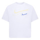 Футболка NKG SWOOSH LOGO BOXY TEE: девочка 001, 36L670, Nike