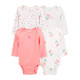 Набор из 4 боди для девочки с цветами 1S790910 Carter&rsquo;s 6M