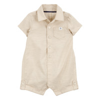 (1S428310) Полукомбинезон для мальчика бежевый Carter's