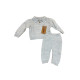 7820 Костюм двойка Серый Бамбук 9-12м