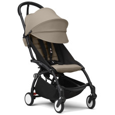 KSP Коляска прогулочная BABYZEN YOYO³ black frame Color Pack 6+ Taupe