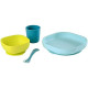 Набор посуды: 2 тарелки, стакан, ложка Silicone Meal Set Beaba