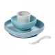 Набор посуды: 2 тарелки, стакан, ложка Silicone Meal Set Beaba