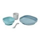Набор посуды: 2 тарелки, стакан, ложка Silicone Meal Set Beaba