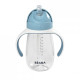 Поильник 300мл Straw Cup Beaba