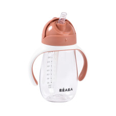 Поильник (бутылочка) 300 мл. TERRACOTA TASSE PAILLE 300ML TERRACOTTA Beaba 
