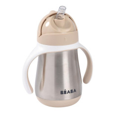 Поильник термос TASSE PAILLE INOX 250ML Beaba CLAY