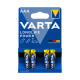 Батарейка Varta 4 шт Longlife AAA