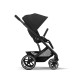 Коляска Balios S Lux BLK 3в1 в компл со спальный блокCot S,автокрес Aton B2-i-Size и 2 адап Cybex Moon Black