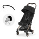 Детская коляска Coya Cybex Rosegold Sepia Black с дождевиком и бампером