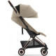 Детская коляска Coya Cybex Rosengold Cozy Beige с дождевиком и бампером