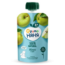 Пюре 90г Фруто Няня Яблоко
