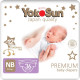 Подгузники  Premium Yokosun NB 0-5кг, 36шт