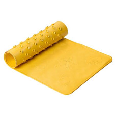 Коврик для ванны антискользящий резиновый 34*74см Roxy Желтый