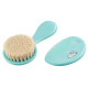 Мягкая расческа щетка и гребешок ворс из овечей шерсти M Roxy Голубой