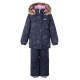 Куртка и полукомбинезон для девочек RUBY в наборе K25420 N, 2114 ночной синий/серебристый Kerry 122