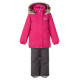 Куртка и полукомбинезон для девочек RUBY в наборе K25420 N, 2030 темная фуксия/серебристый Kerry 140