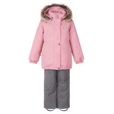 Куртка и полукомбинезон для девочек RUBY в наборе K25420 N,1230 светлый пурпурно-розовый/сереб Kerry 122