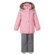 Куртка и полукомбинезон для девочек RUBY в наборе K25420 N,1230 светлый пурпурно-розовый/сереб Kerry 122