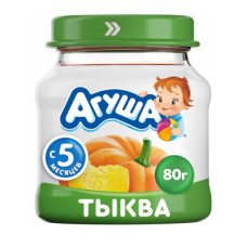 Пюре 80г Агуша стекло